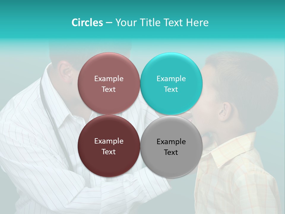 Boy Visiting The Doctor For Checkup PowerPoint Template