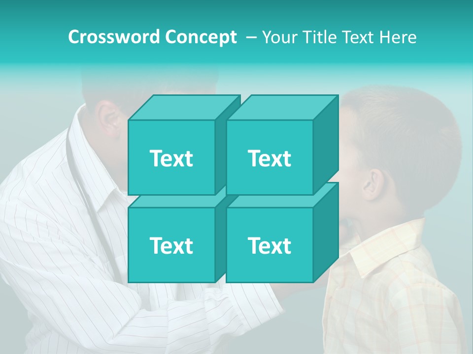 Boy Visiting The Doctor For Checkup PowerPoint Template