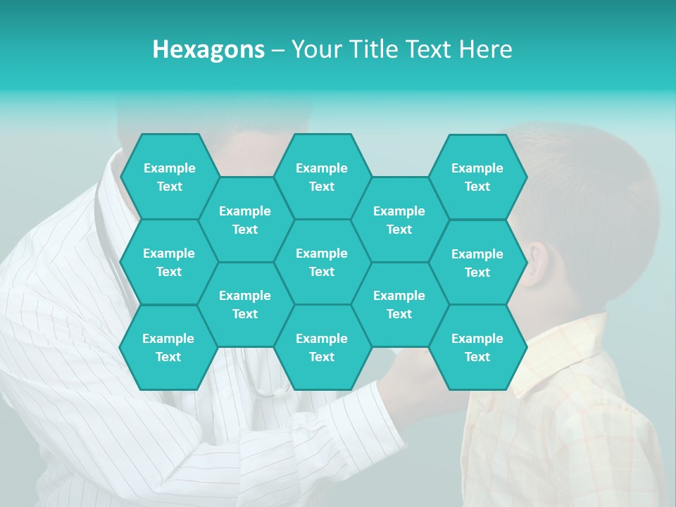 Boy Visiting The Doctor For Checkup PowerPoint Template