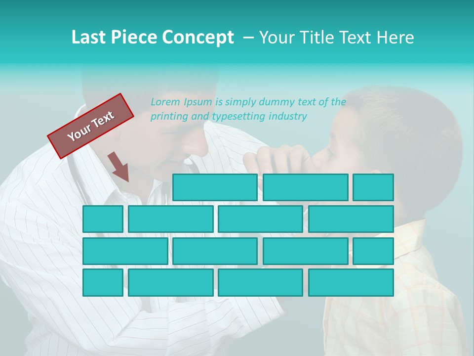 Boy Visiting The Doctor For Checkup PowerPoint Template