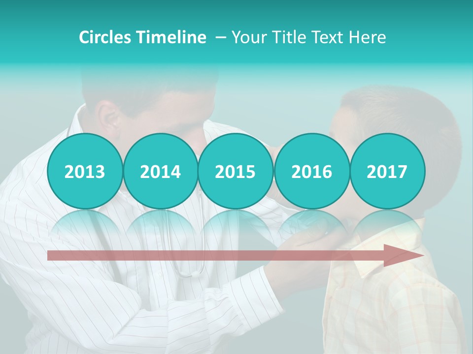 Boy Visiting The Doctor For Checkup PowerPoint Template