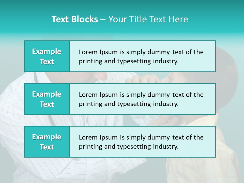 Boy Visiting The Doctor For Checkup PowerPoint Template