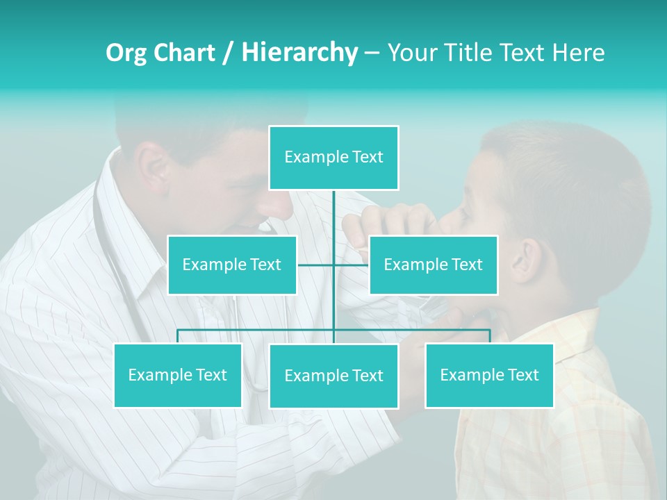 Boy Visiting The Doctor For Checkup PowerPoint Template