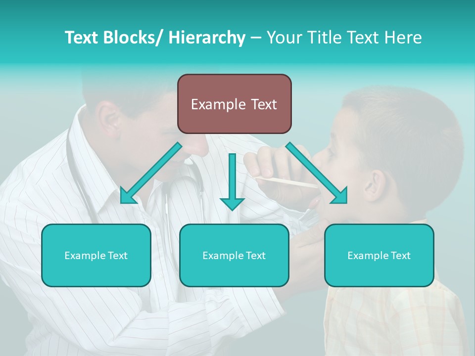 Boy Visiting The Doctor For Checkup PowerPoint Template