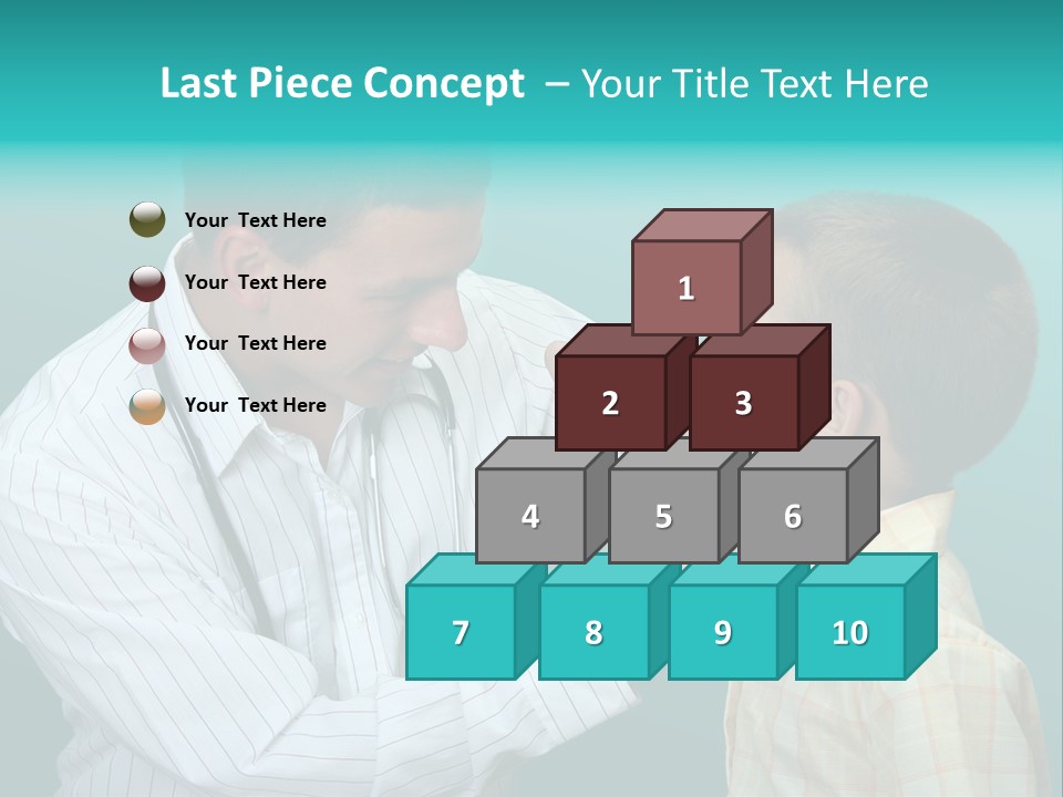 Boy Visiting The Doctor For Checkup PowerPoint Template