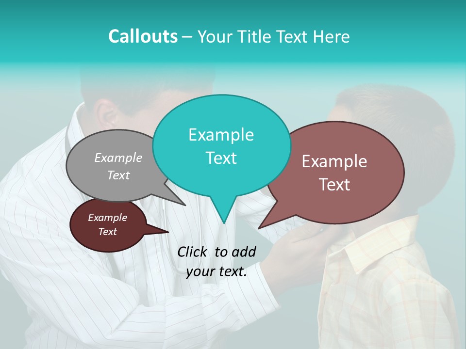 Boy Visiting The Doctor For Checkup PowerPoint Template