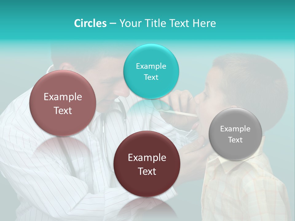 Boy Visiting The Doctor For Checkup PowerPoint Template