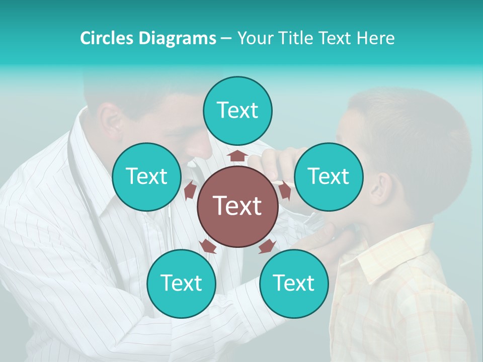 Boy Visiting The Doctor For Checkup PowerPoint Template