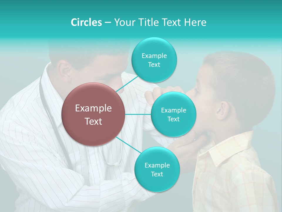 Boy Visiting The Doctor For Checkup PowerPoint Template