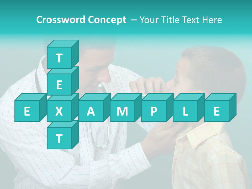 Boy Visiting The Doctor For Checkup PowerPoint Template