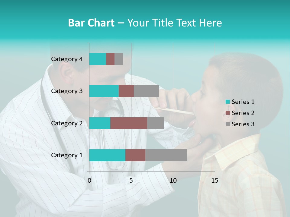 Boy Visiting The Doctor For Checkup PowerPoint Template