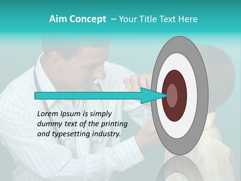 Boy Visiting The Doctor For Checkup PowerPoint Template