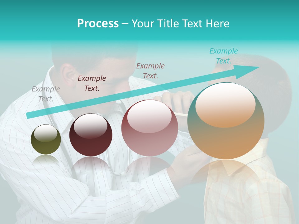 Boy Visiting The Doctor For Checkup PowerPoint Template