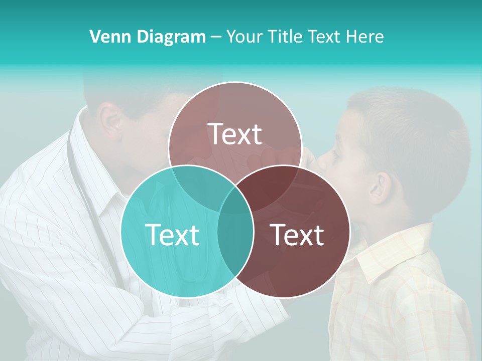 Boy Visiting The Doctor For Checkup PowerPoint Template