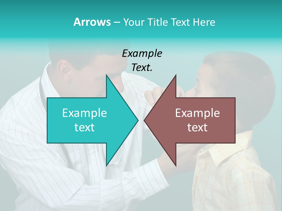 Boy Visiting The Doctor For Checkup PowerPoint Template