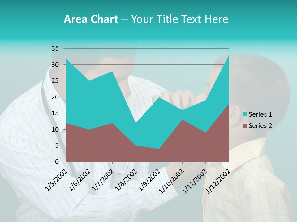 Boy Visiting The Doctor For Checkup PowerPoint Template