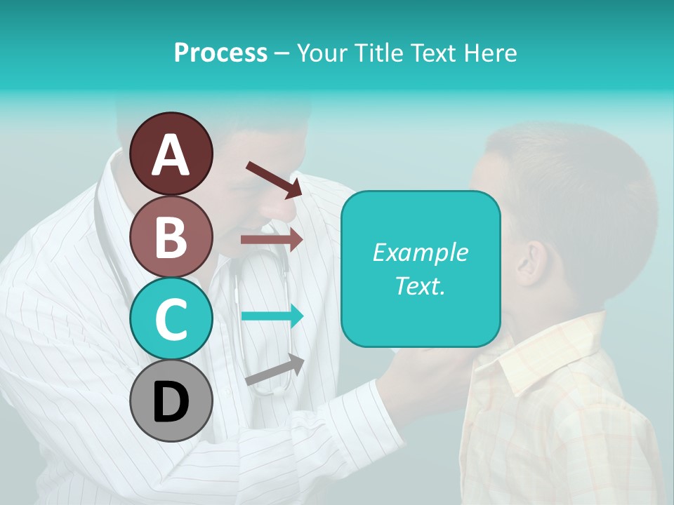 Boy Visiting The Doctor For Checkup PowerPoint Template