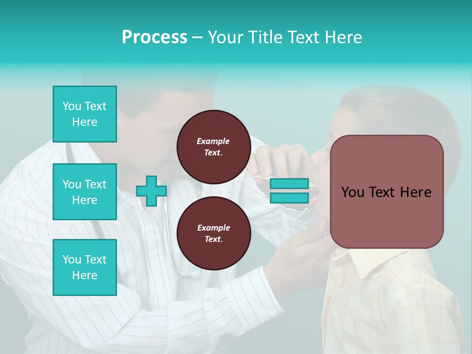 Boy Visiting The Doctor For Checkup PowerPoint Template