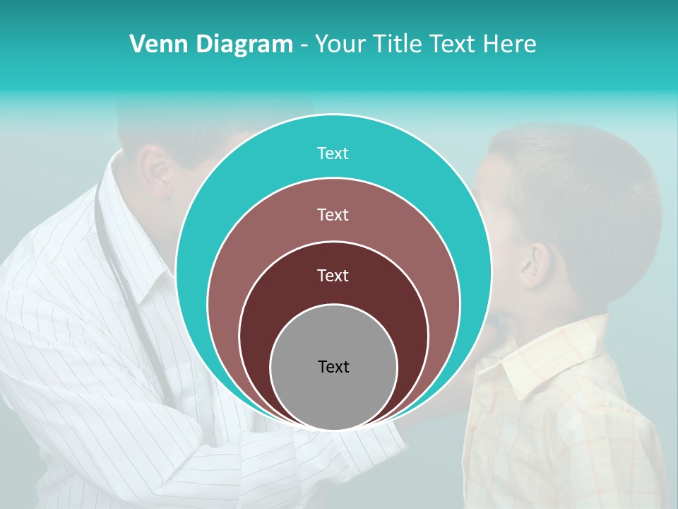 Boy Visiting The Doctor For Checkup PowerPoint Template