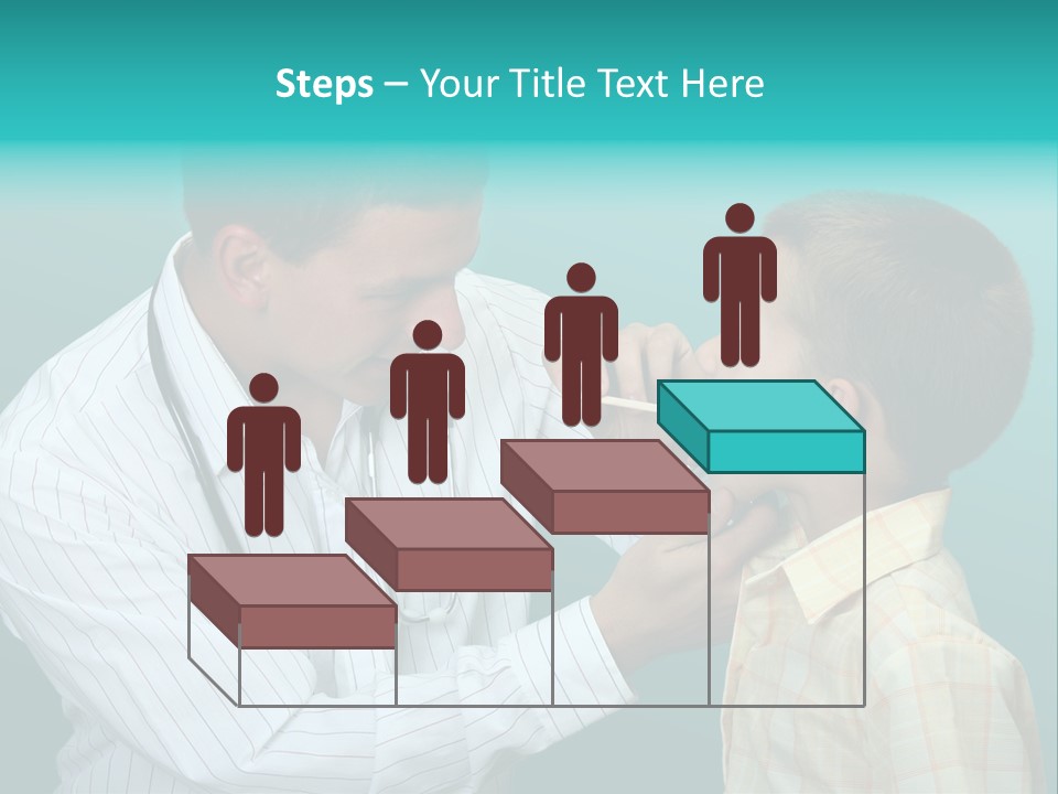 Boy Visiting The Doctor For Checkup PowerPoint Template