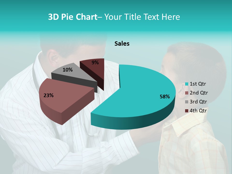 Boy Visiting The Doctor For Checkup PowerPoint Template