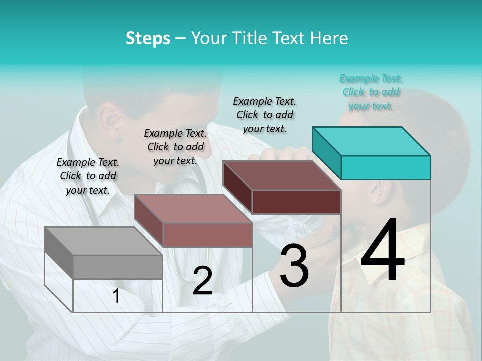 Boy Visiting The Doctor For Checkup PowerPoint Template