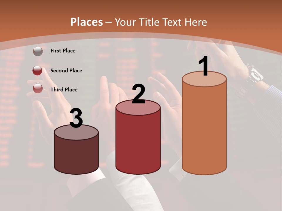 Hands On A Stock Market PowerPoint Template