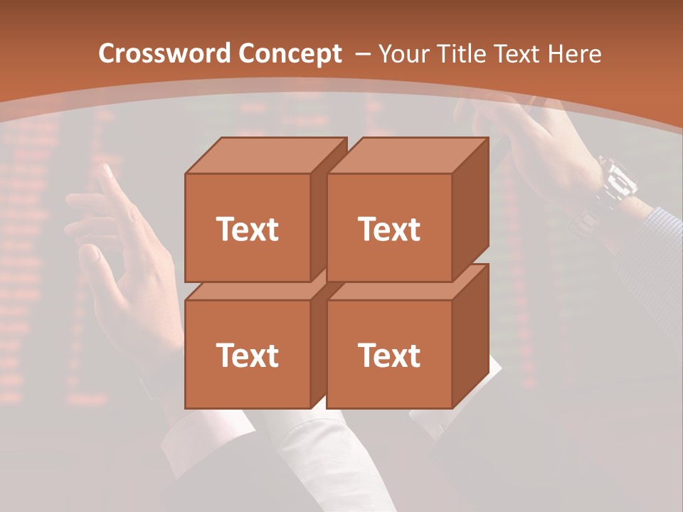 Hands On A Stock Market PowerPoint Template