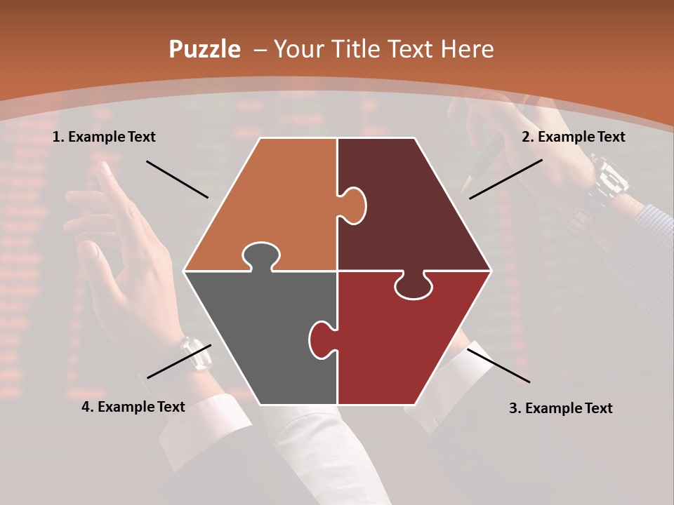 Hands On A Stock Market PowerPoint Template