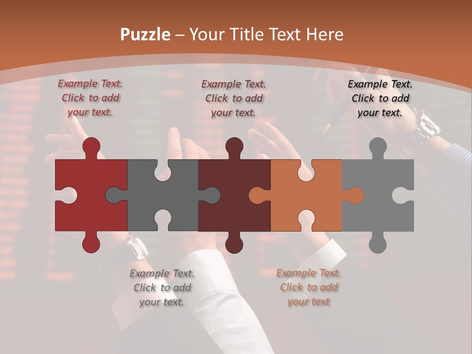 Hands On A Stock Market PowerPoint Template