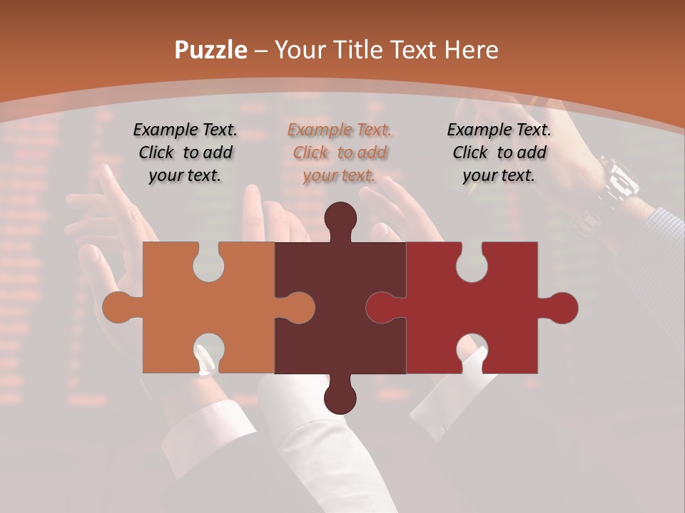 Hands On A Stock Market PowerPoint Template