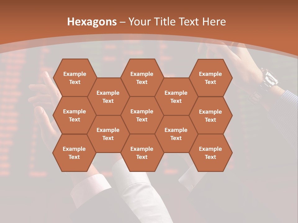 Hands On A Stock Market PowerPoint Template