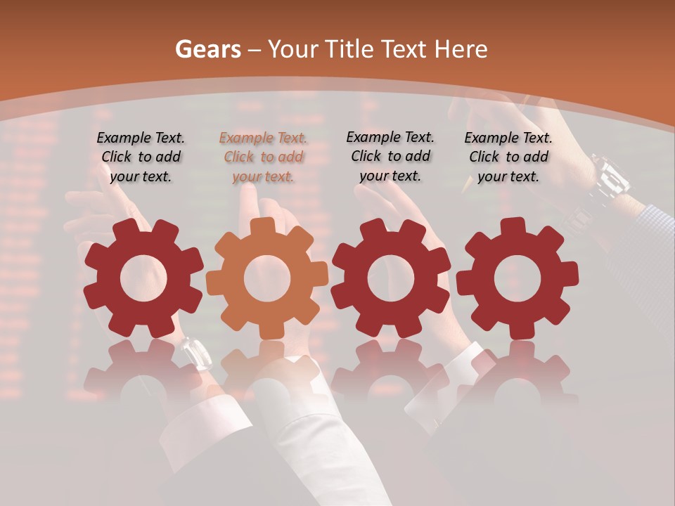 Hands On A Stock Market PowerPoint Template