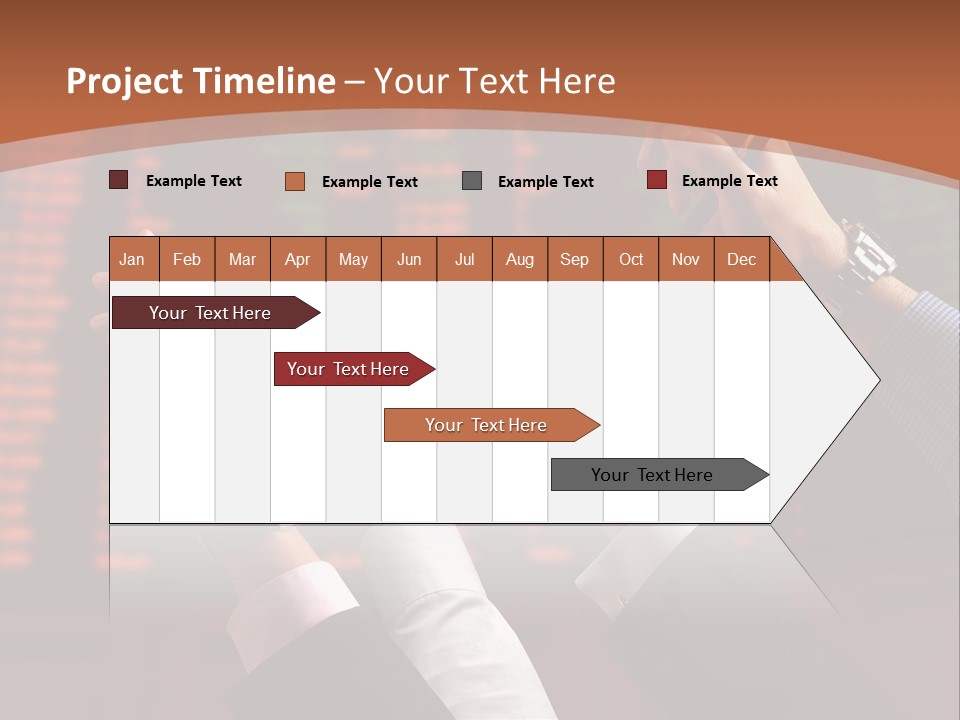 Hands On A Stock Market PowerPoint Template
