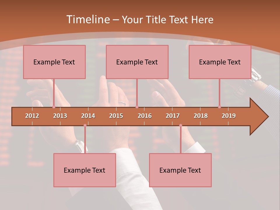 Hands On A Stock Market PowerPoint Template