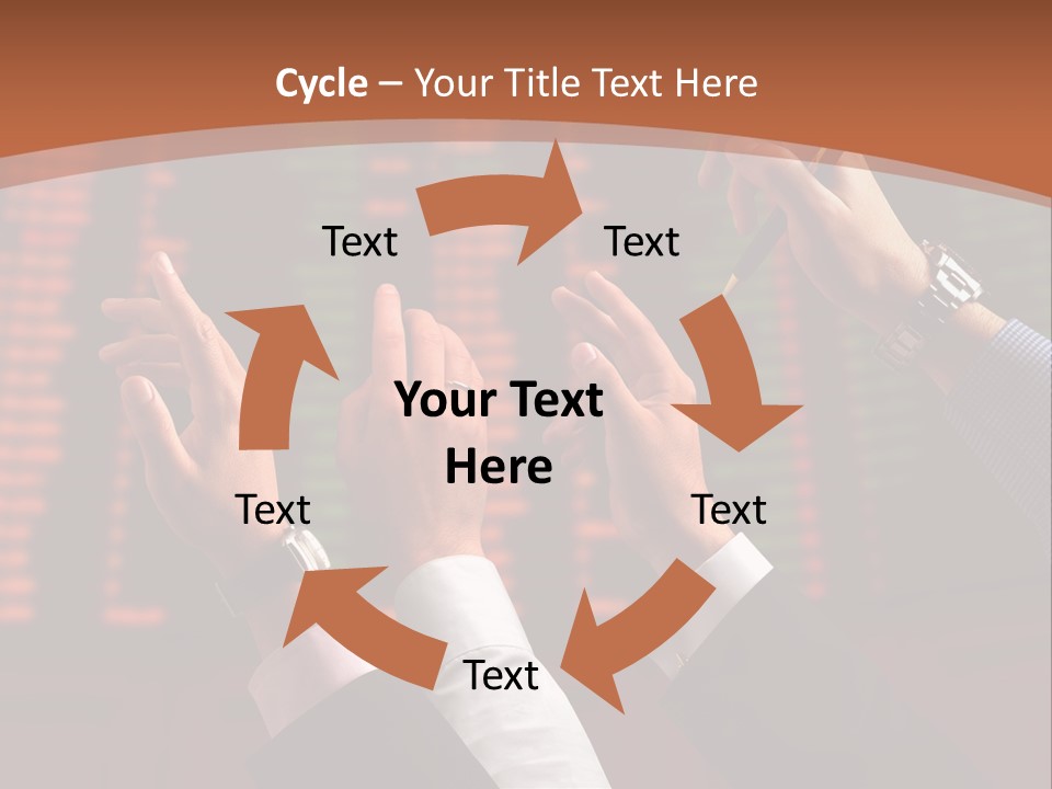 Hands On A Stock Market PowerPoint Template
