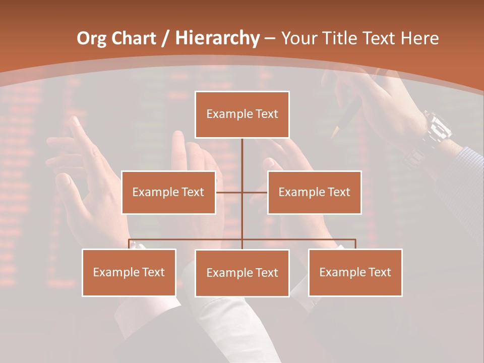 Hands On A Stock Market PowerPoint Template