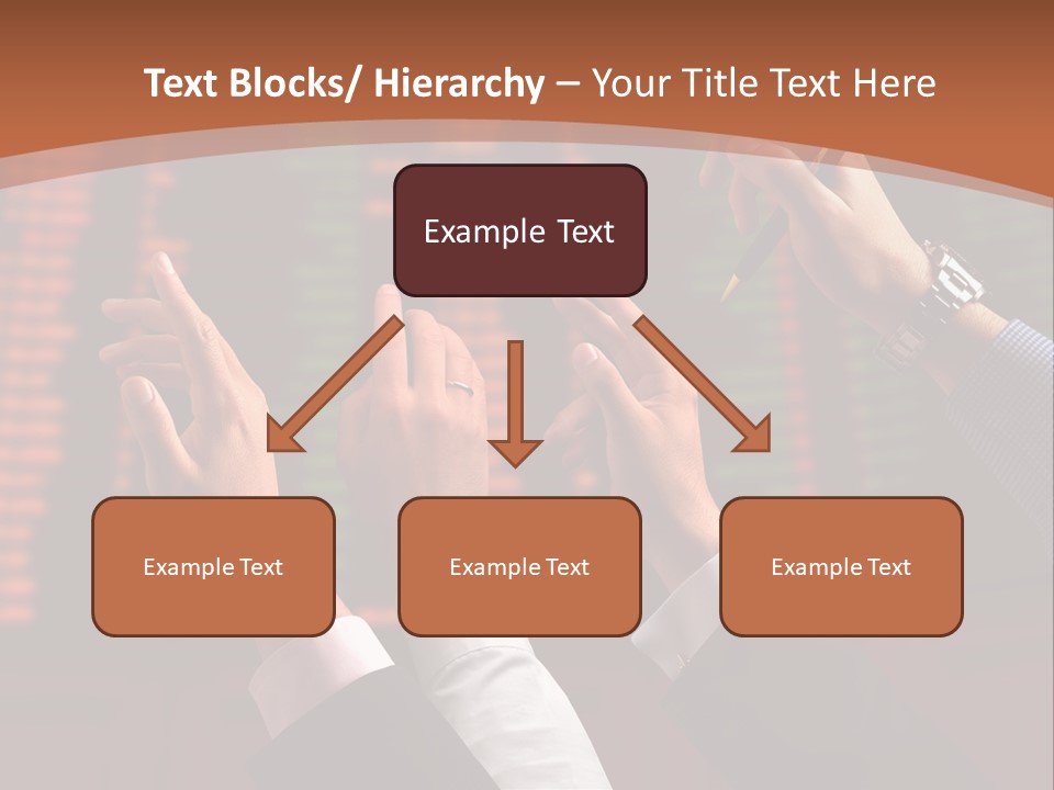 Hands On A Stock Market PowerPoint Template