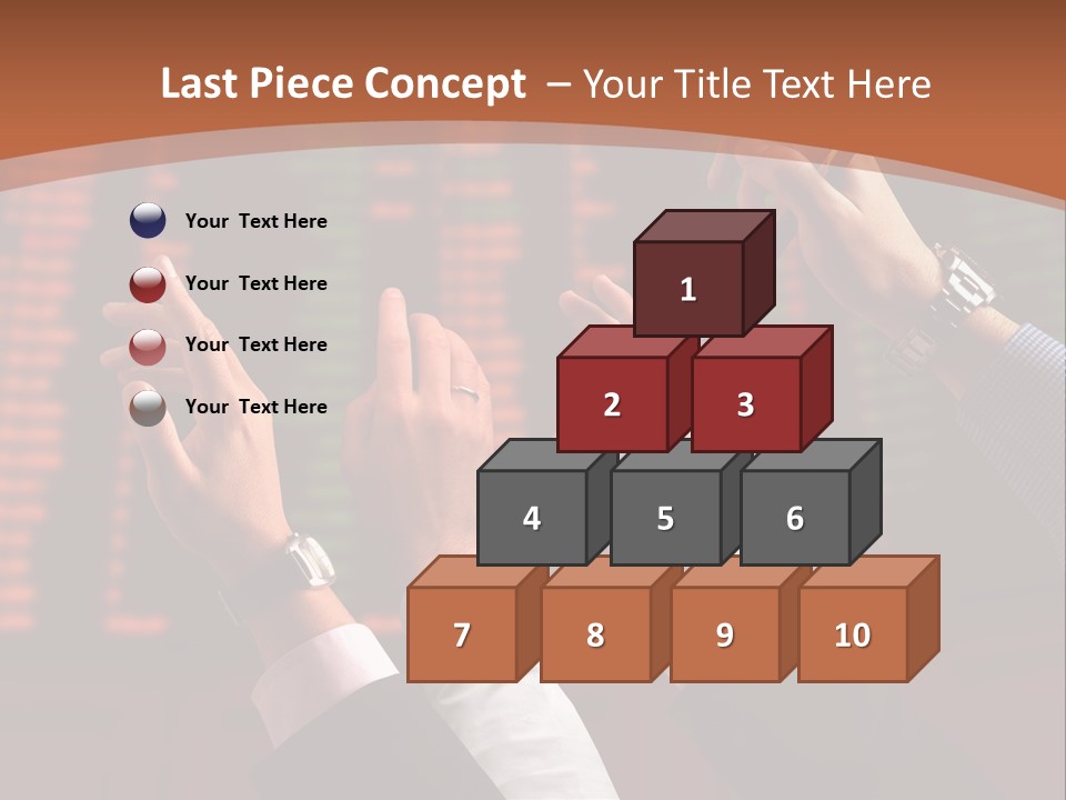 Hands On A Stock Market PowerPoint Template