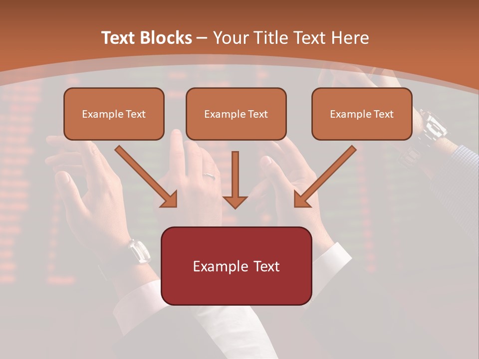 Hands On A Stock Market PowerPoint Template