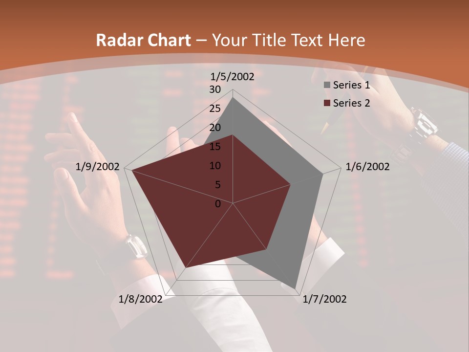 Hands On A Stock Market PowerPoint Template