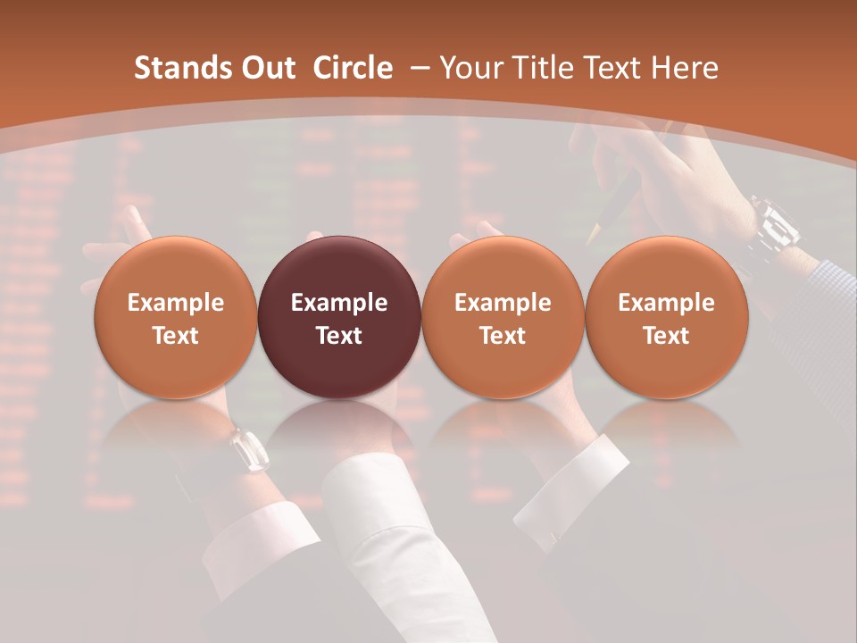 Hands On A Stock Market PowerPoint Template