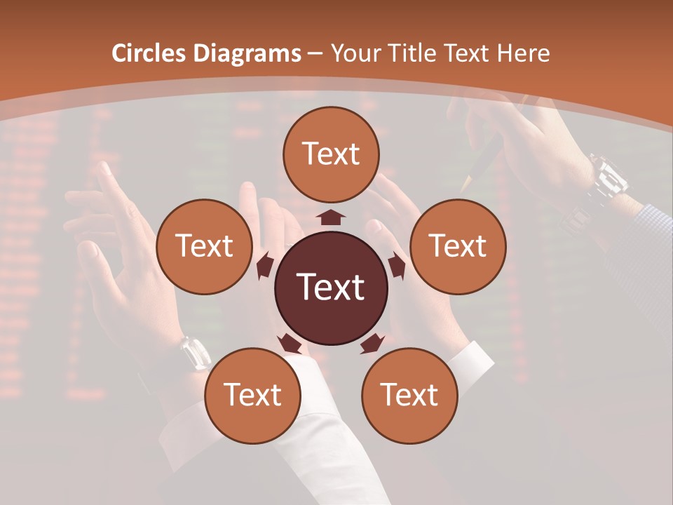 Hands On A Stock Market PowerPoint Template