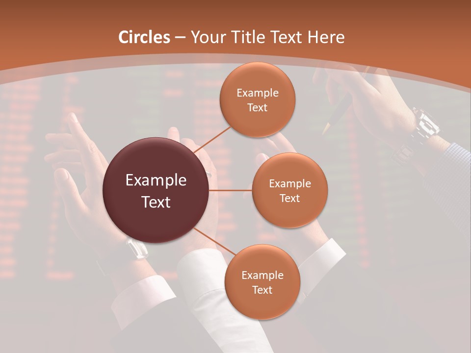 Hands On A Stock Market PowerPoint Template