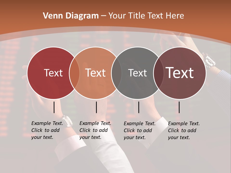 Hands On A Stock Market PowerPoint Template