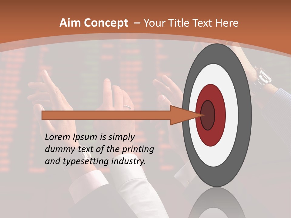Hands On A Stock Market PowerPoint Template