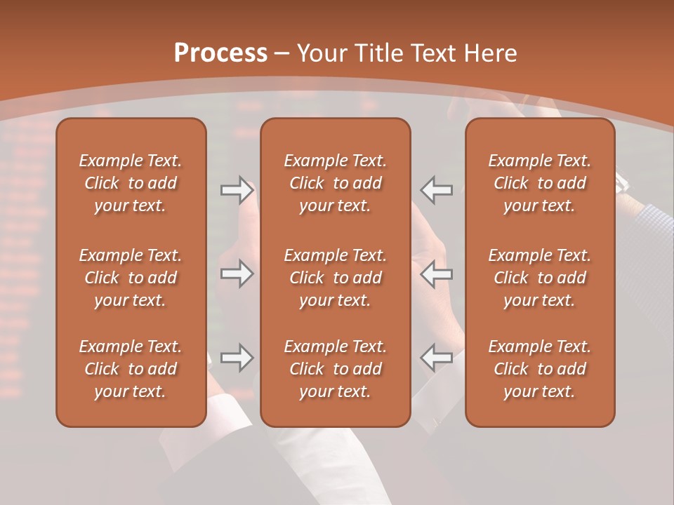 Hands On A Stock Market PowerPoint Template