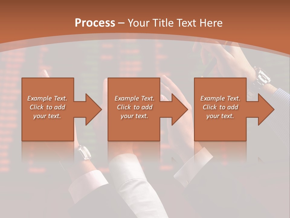 Hands On A Stock Market PowerPoint Template