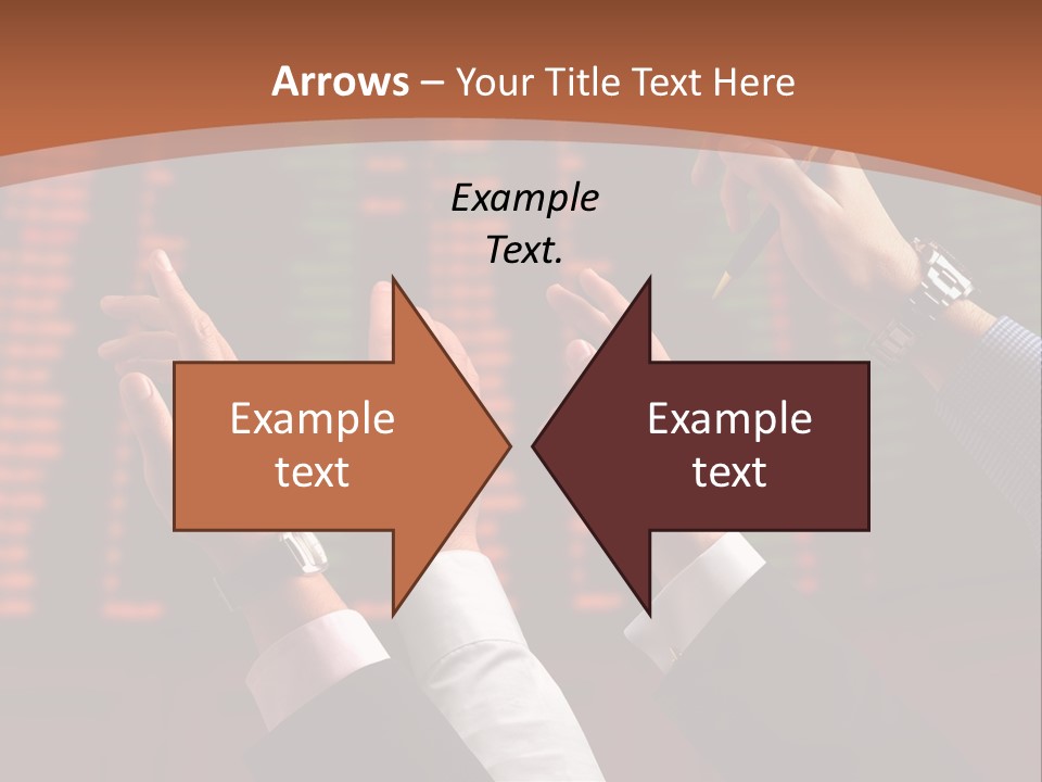 Hands On A Stock Market PowerPoint Template