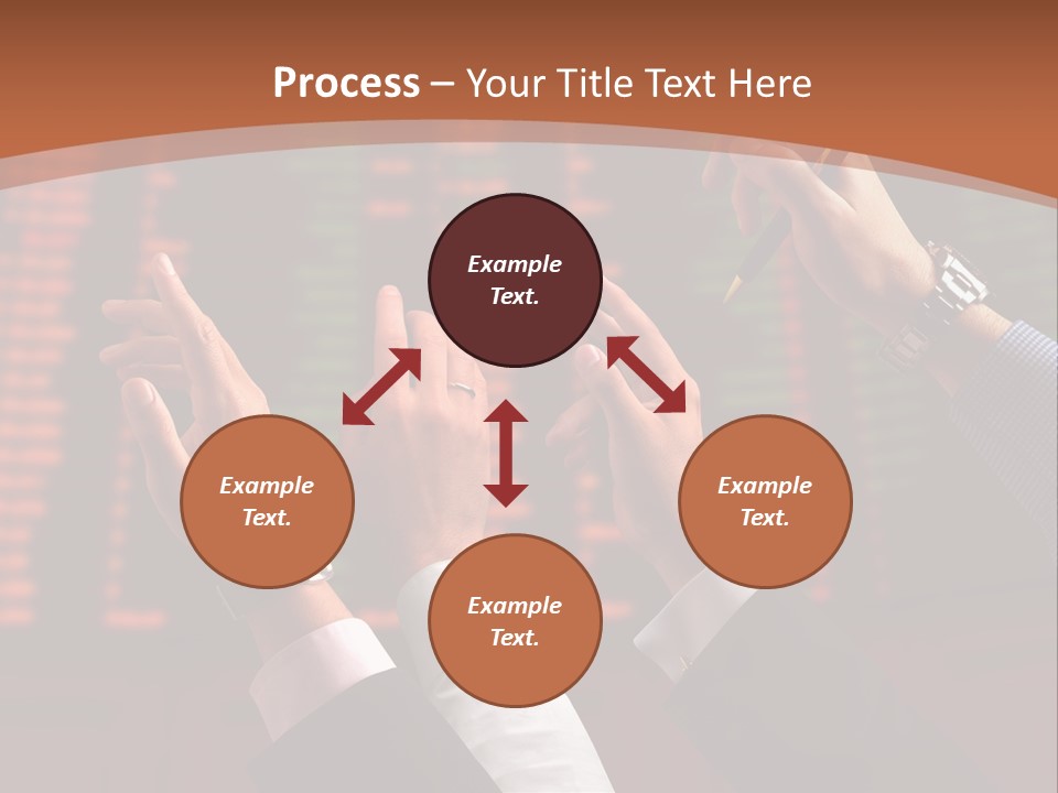 Hands On A Stock Market PowerPoint Template